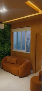 envelopamento de teto e parede